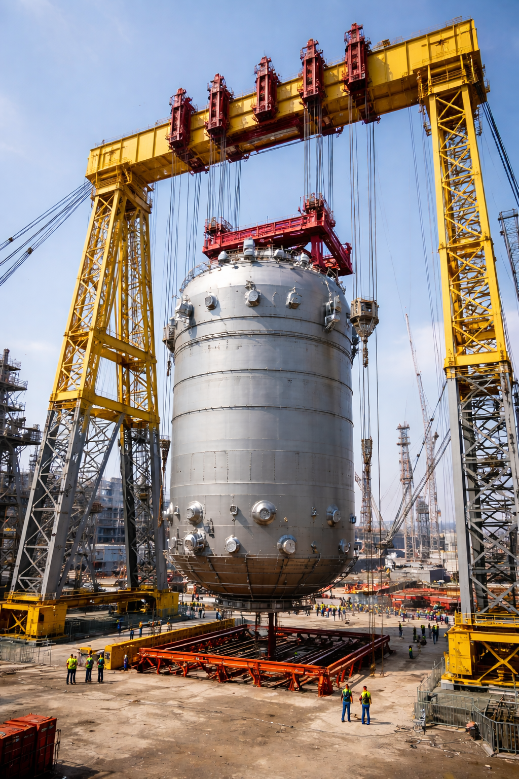 heavy lift crane industrial